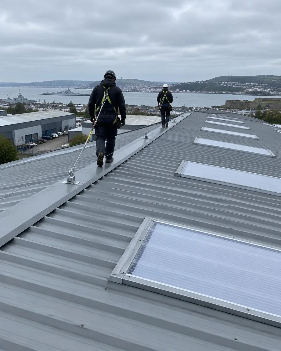 Commercial roofing in Polzeath