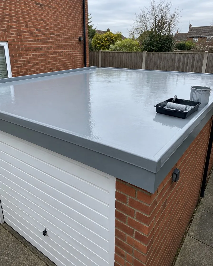 Garage roof replacement in Polzeath